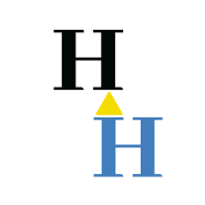 Harbour Hazmat logo in white, yellow and various blues
